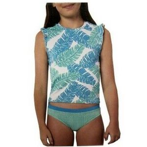 Hang Ten Girls Frill Set Bikini NWT Size 10